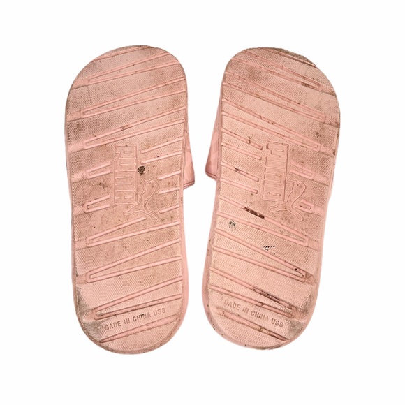 Puma Slides Pink Size 8 - Picture 9 of 10